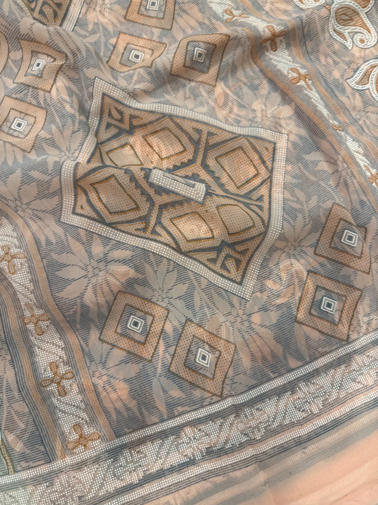 Georgette Silk Saree