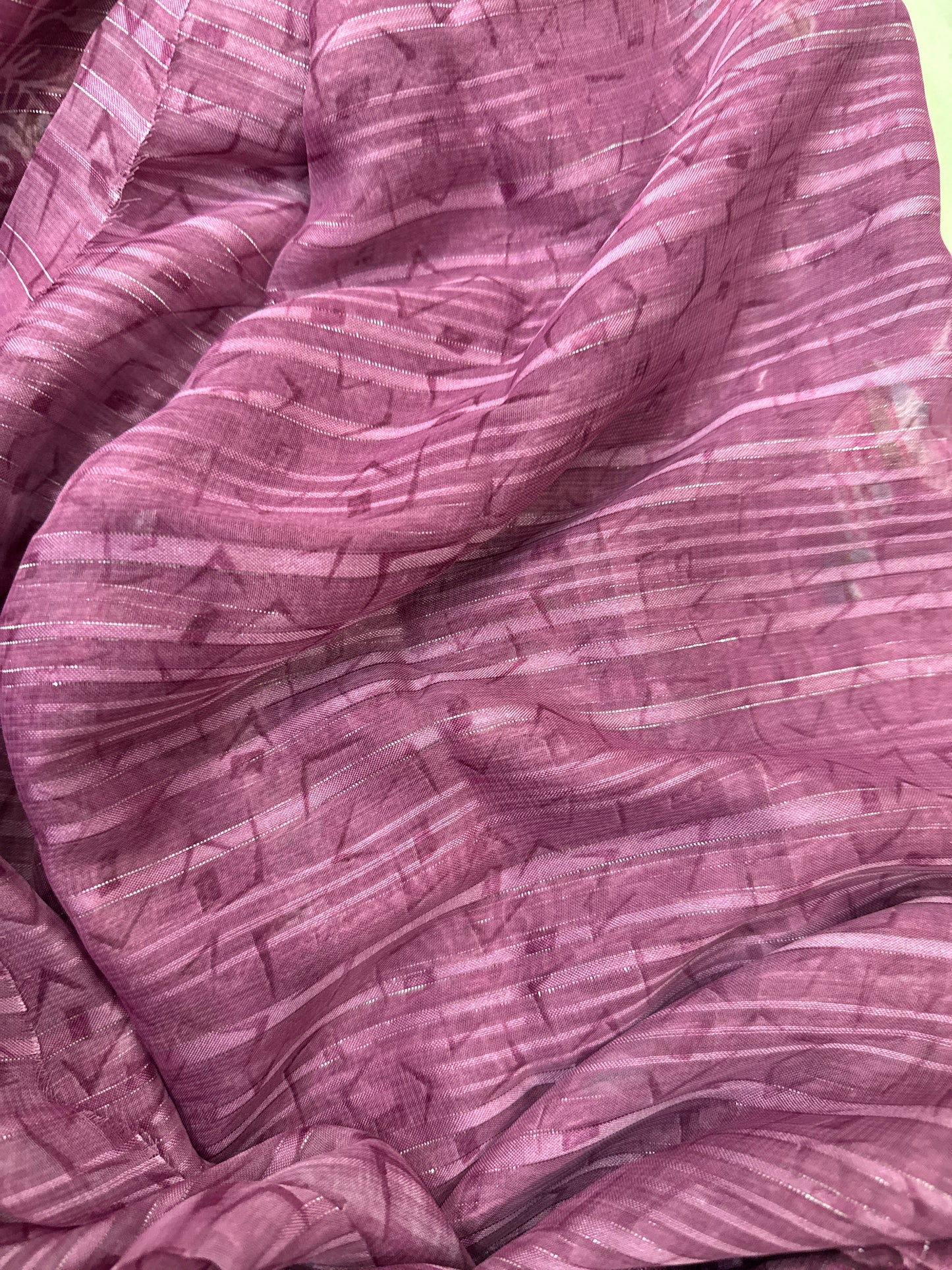 Synthetic Silk with Rose design saree