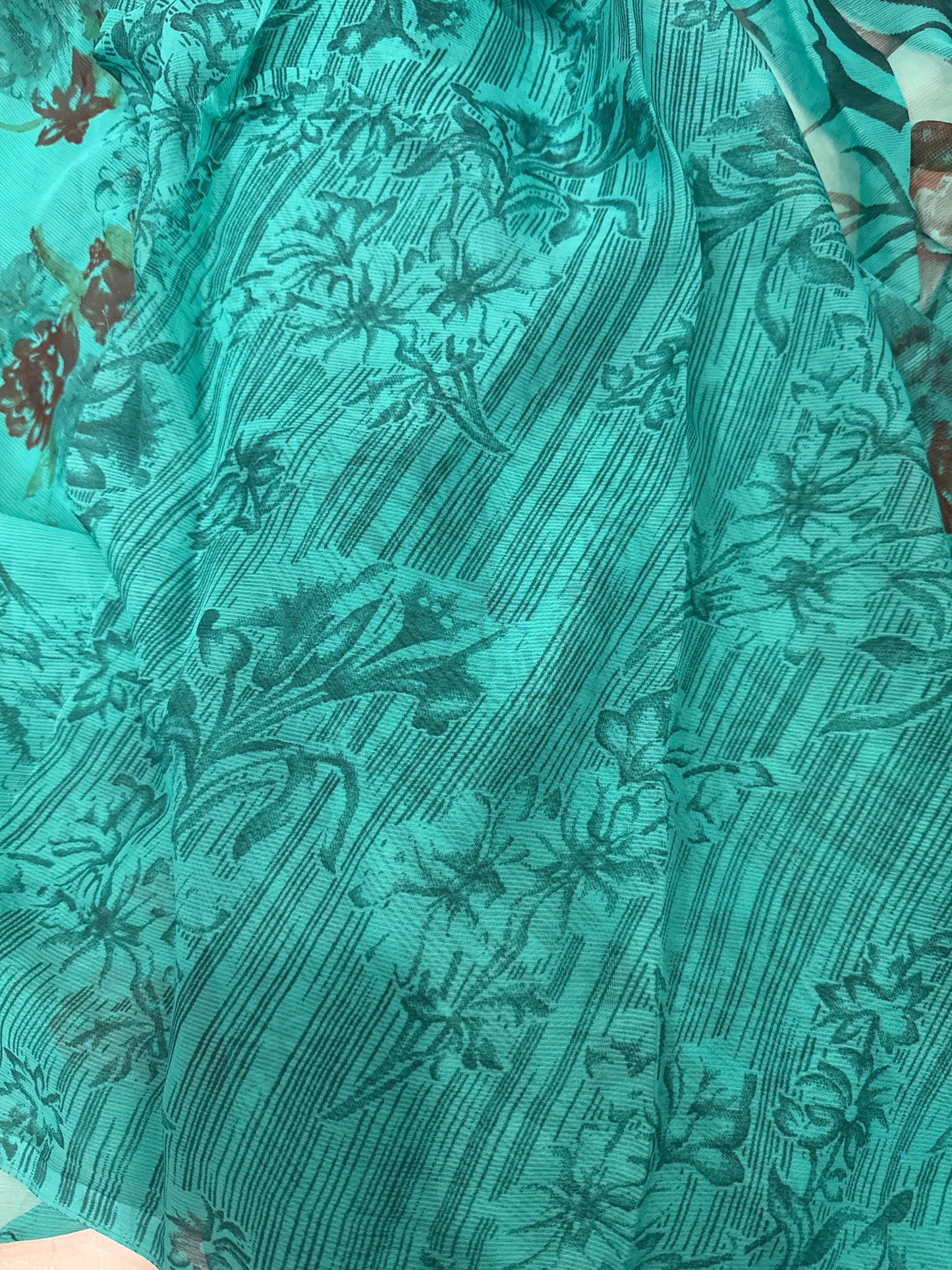 Georgette Floral with unstitched blouse