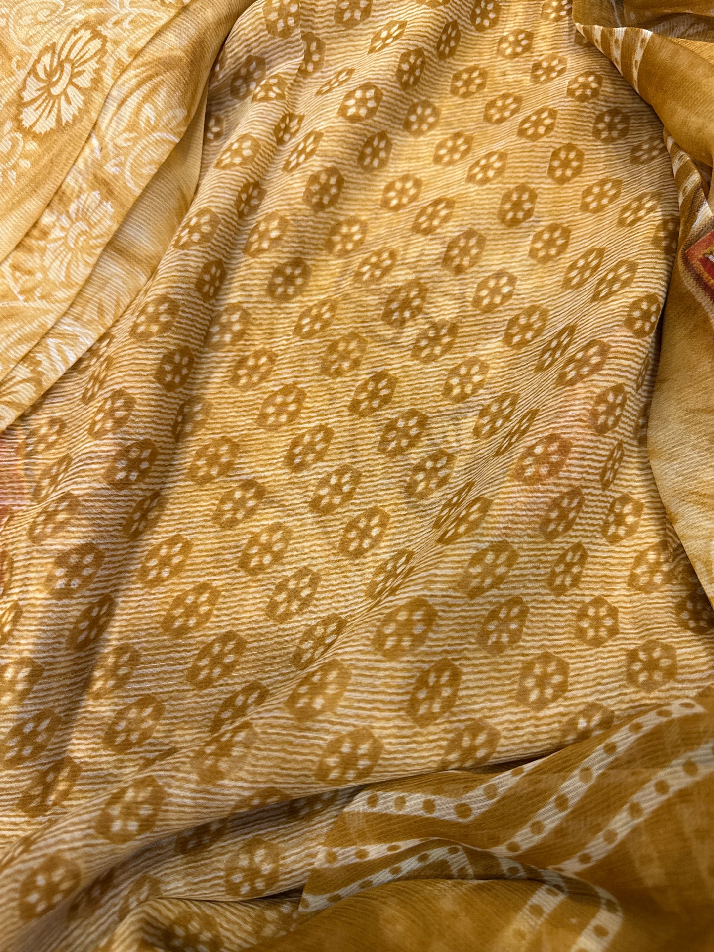 Chiffon Georgette with floral design