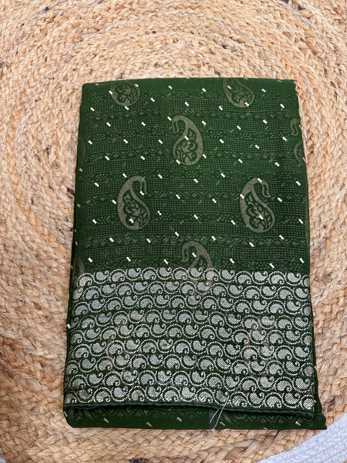 Soft Georgette Saree with Heavy Embroidered Blouse