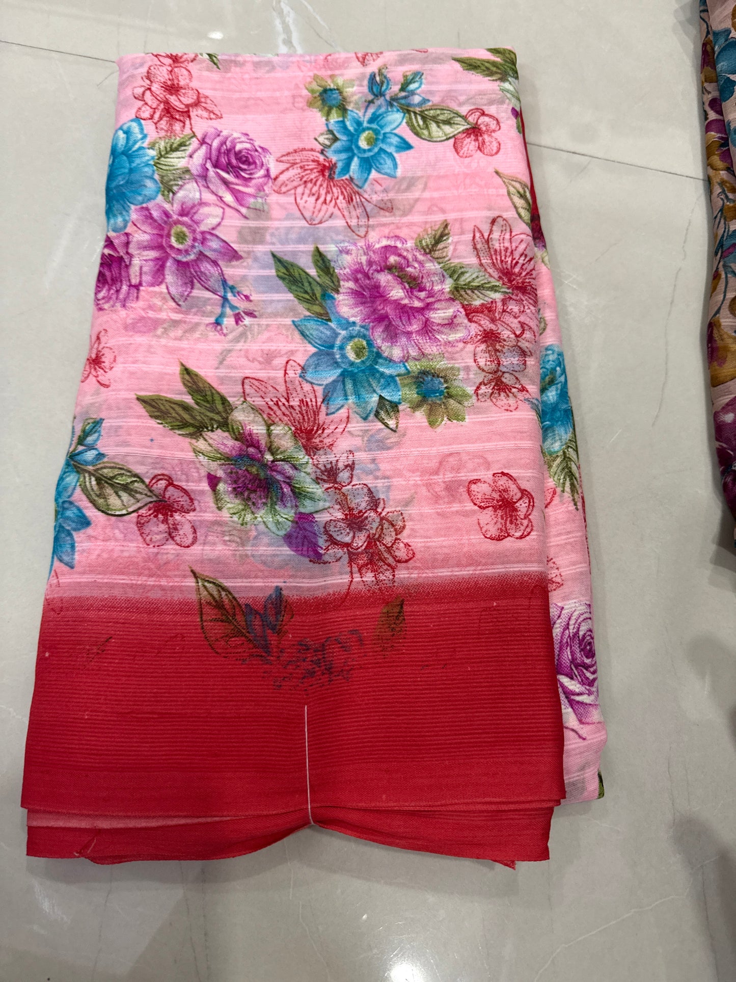 Floral  Georgette saree 299