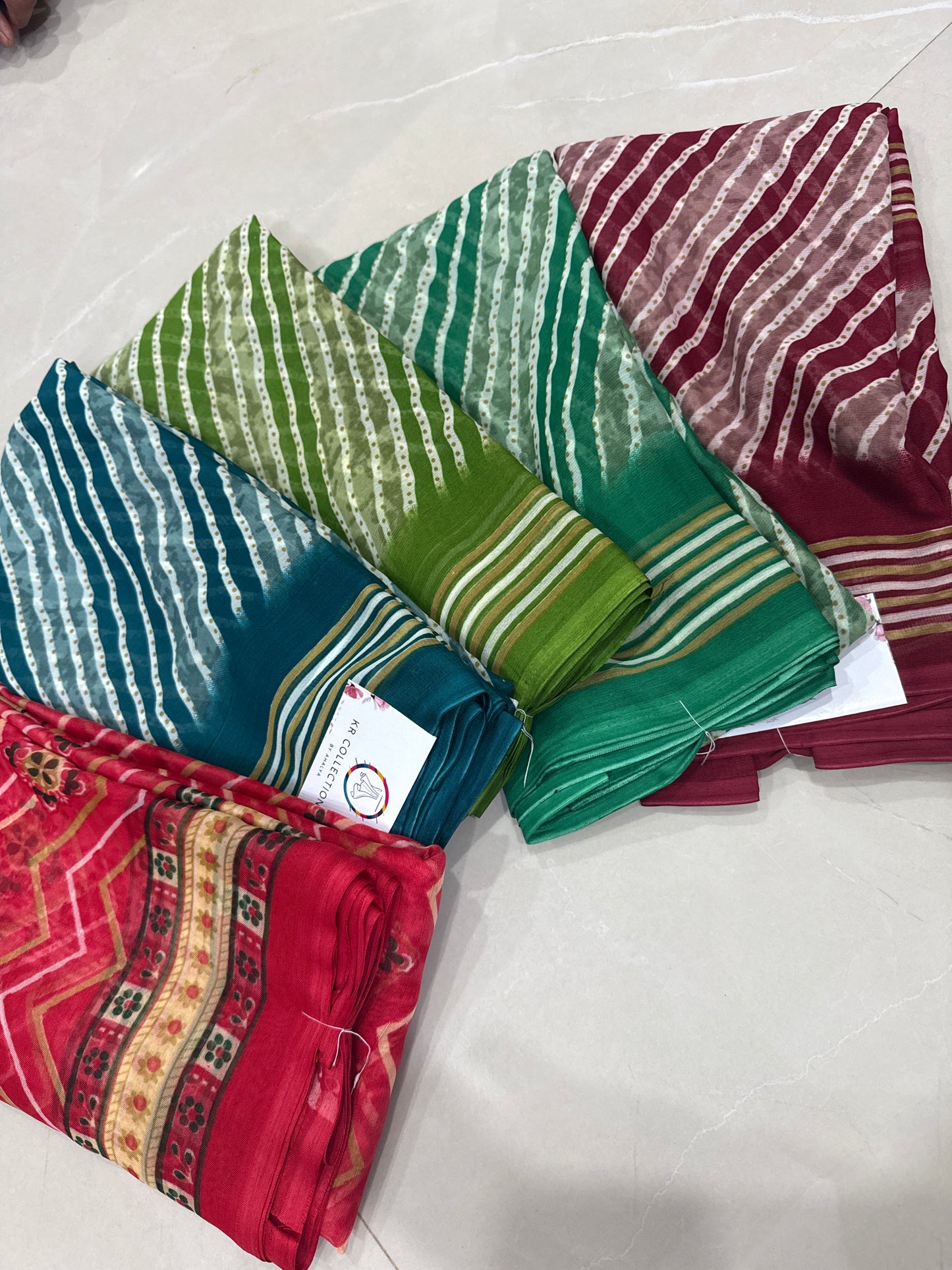 Georgette with sequence lines 280