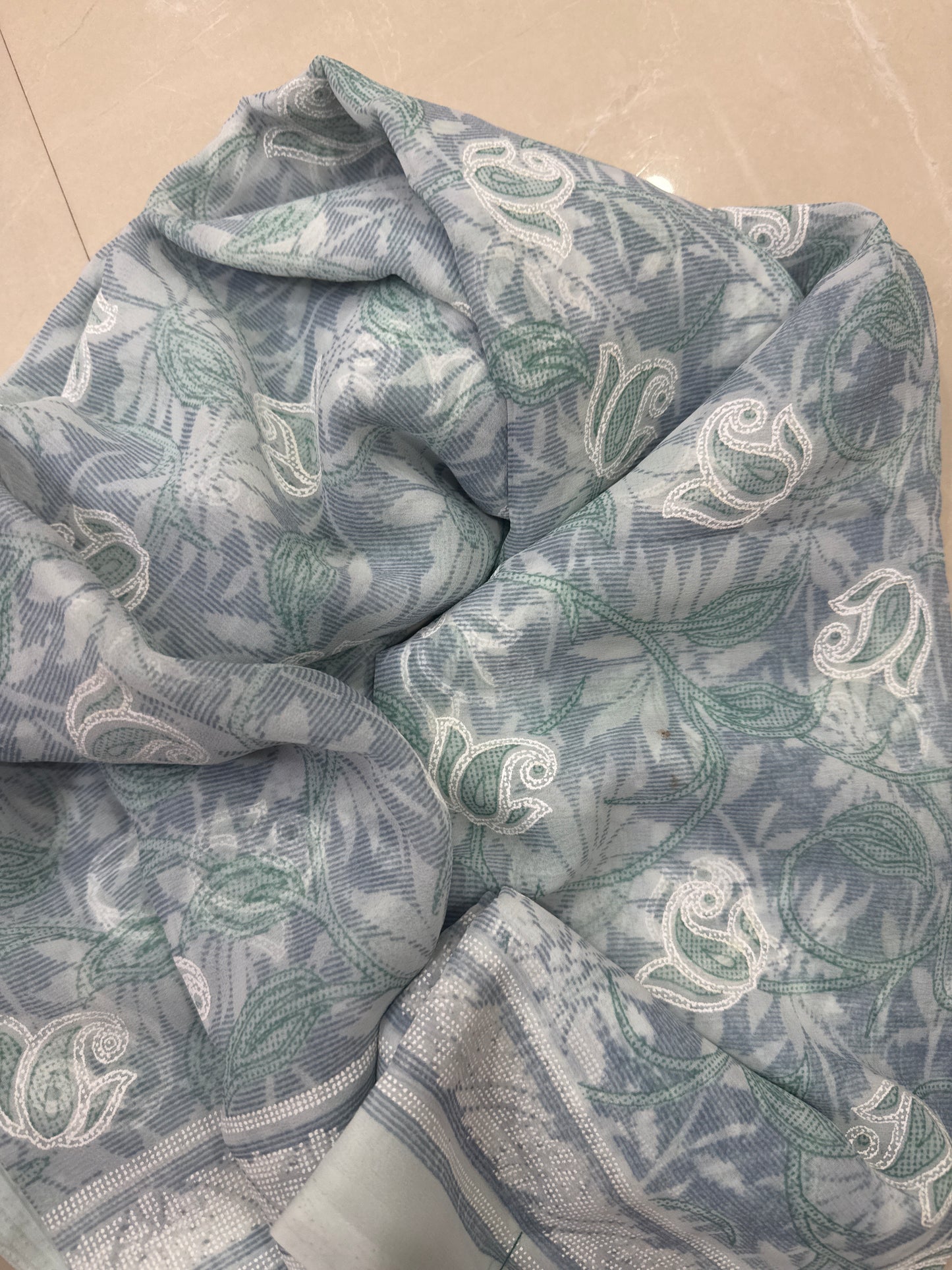 Georgette Silk Saree