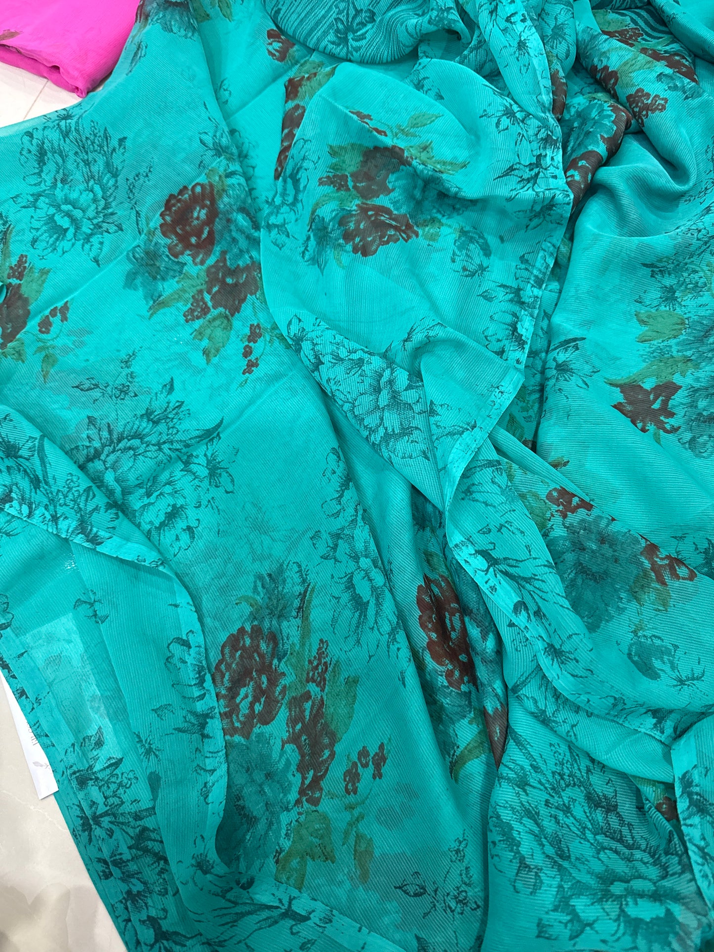 Georgette Floral with unstitched blouse