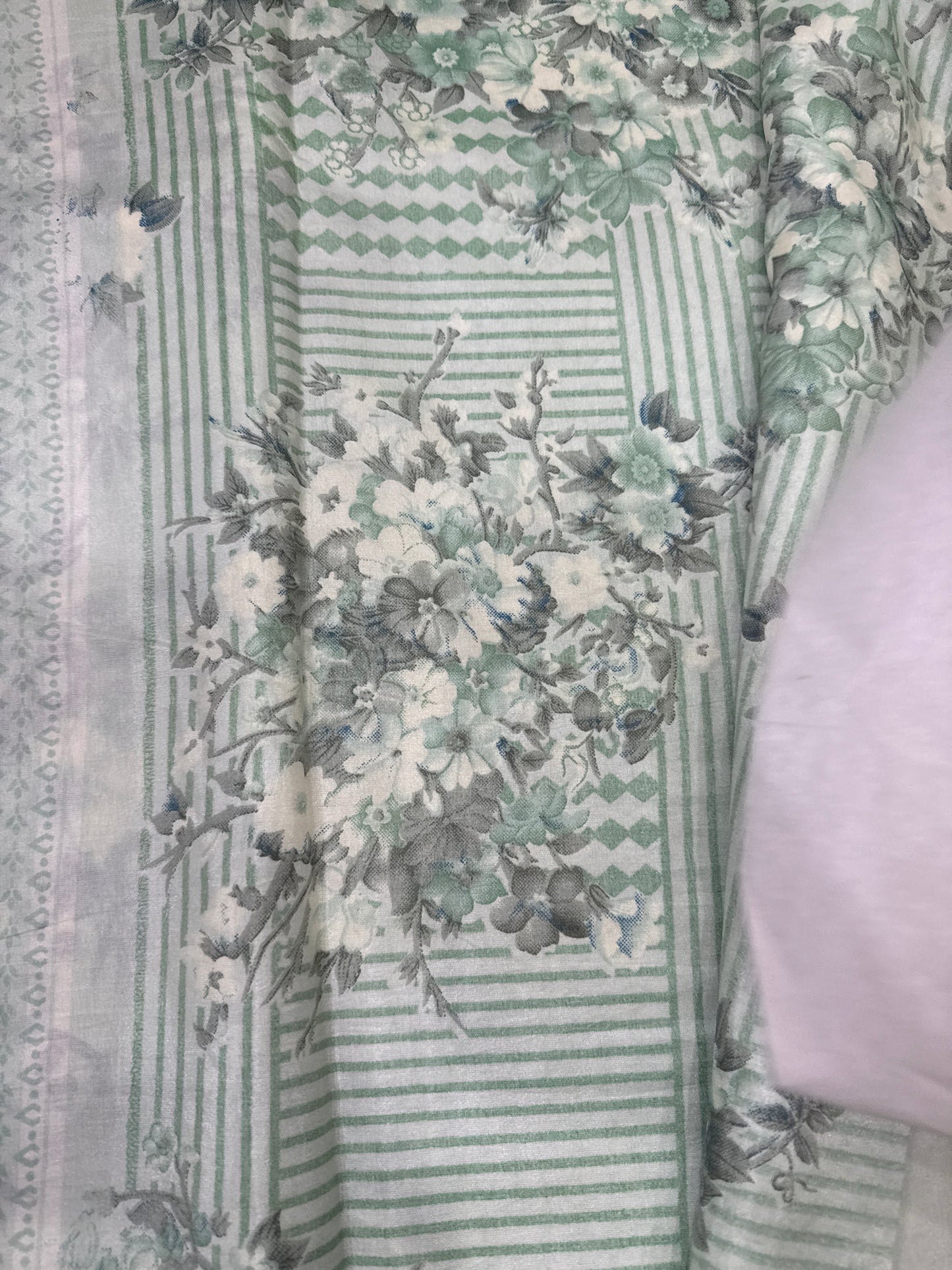 Crape Silk with floral design