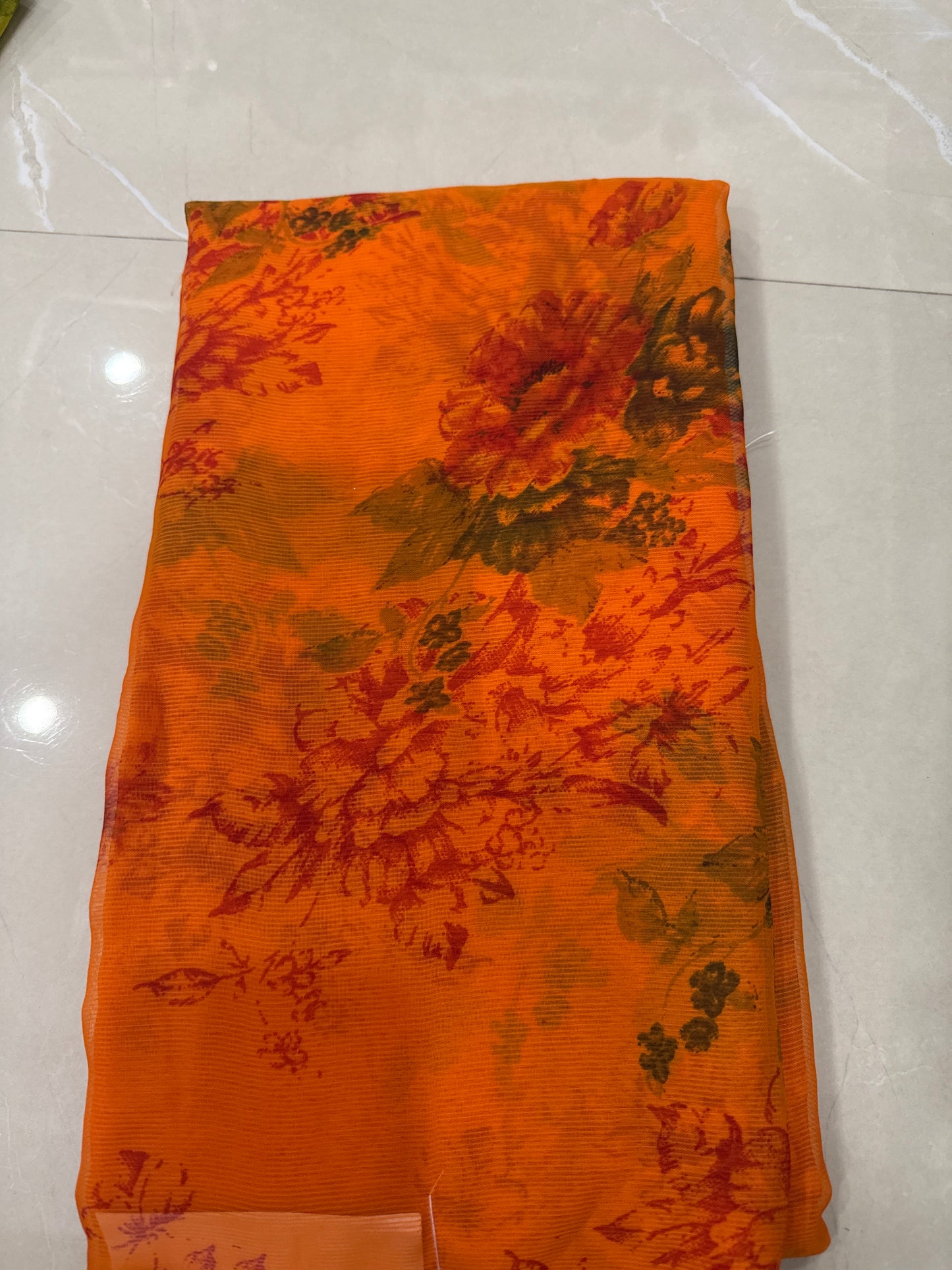 Georgette Floral with unstitched blouse