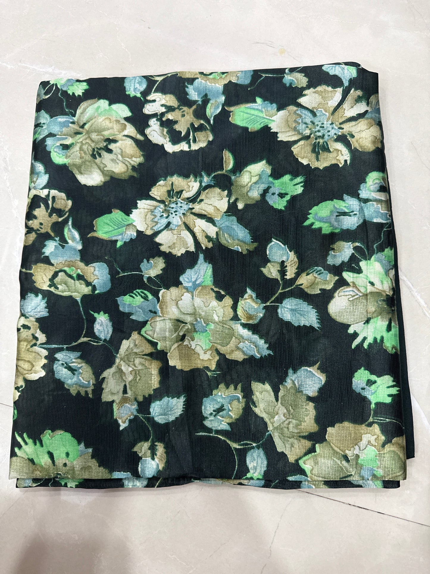 Digital Print Floral saree