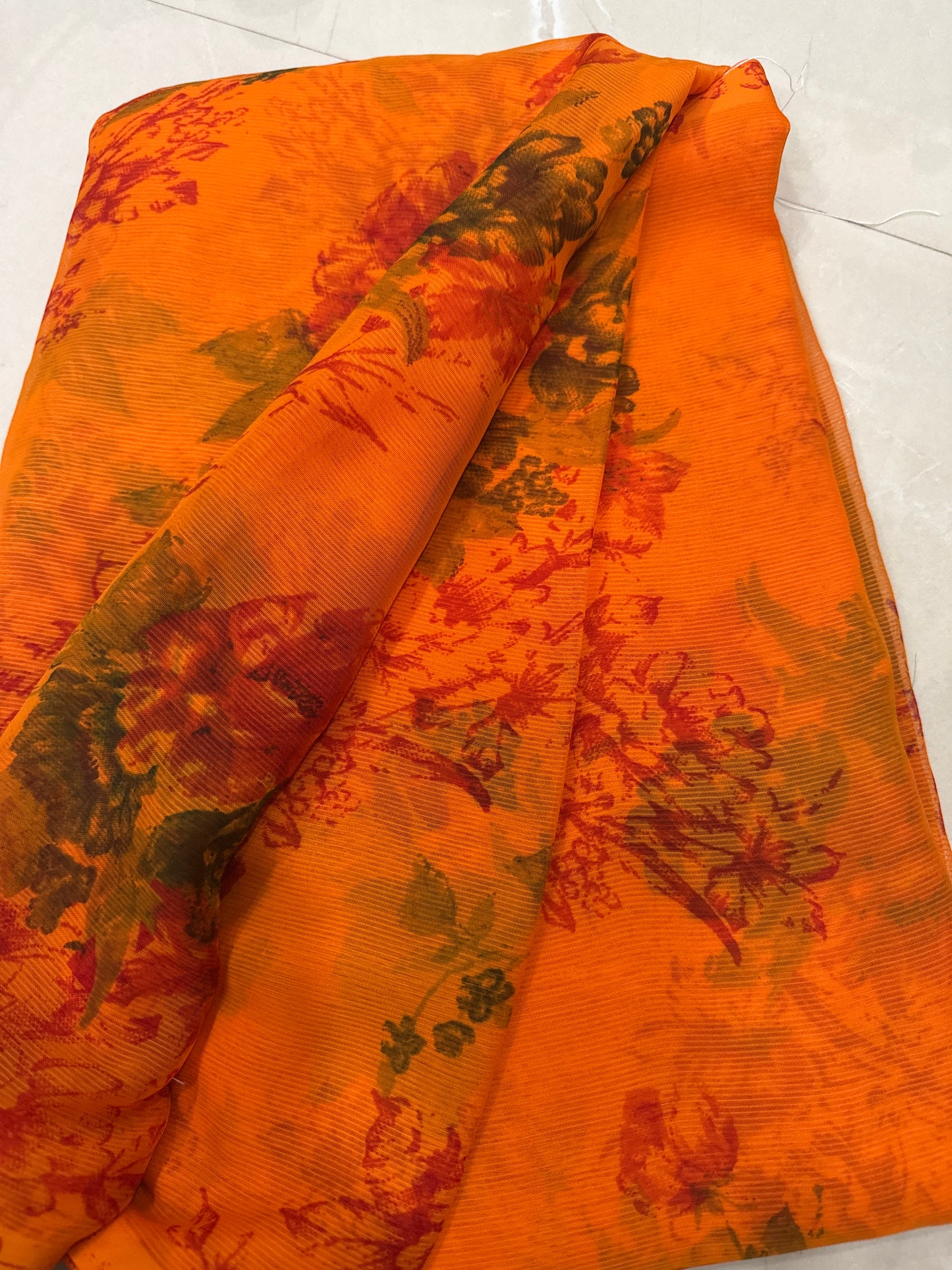 Georgette Floral with unstitched blouse