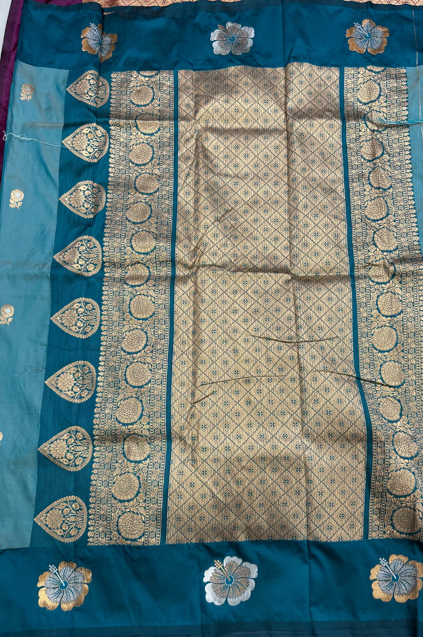 Lichi Soft Silk Saree - Kanchi Style pallu