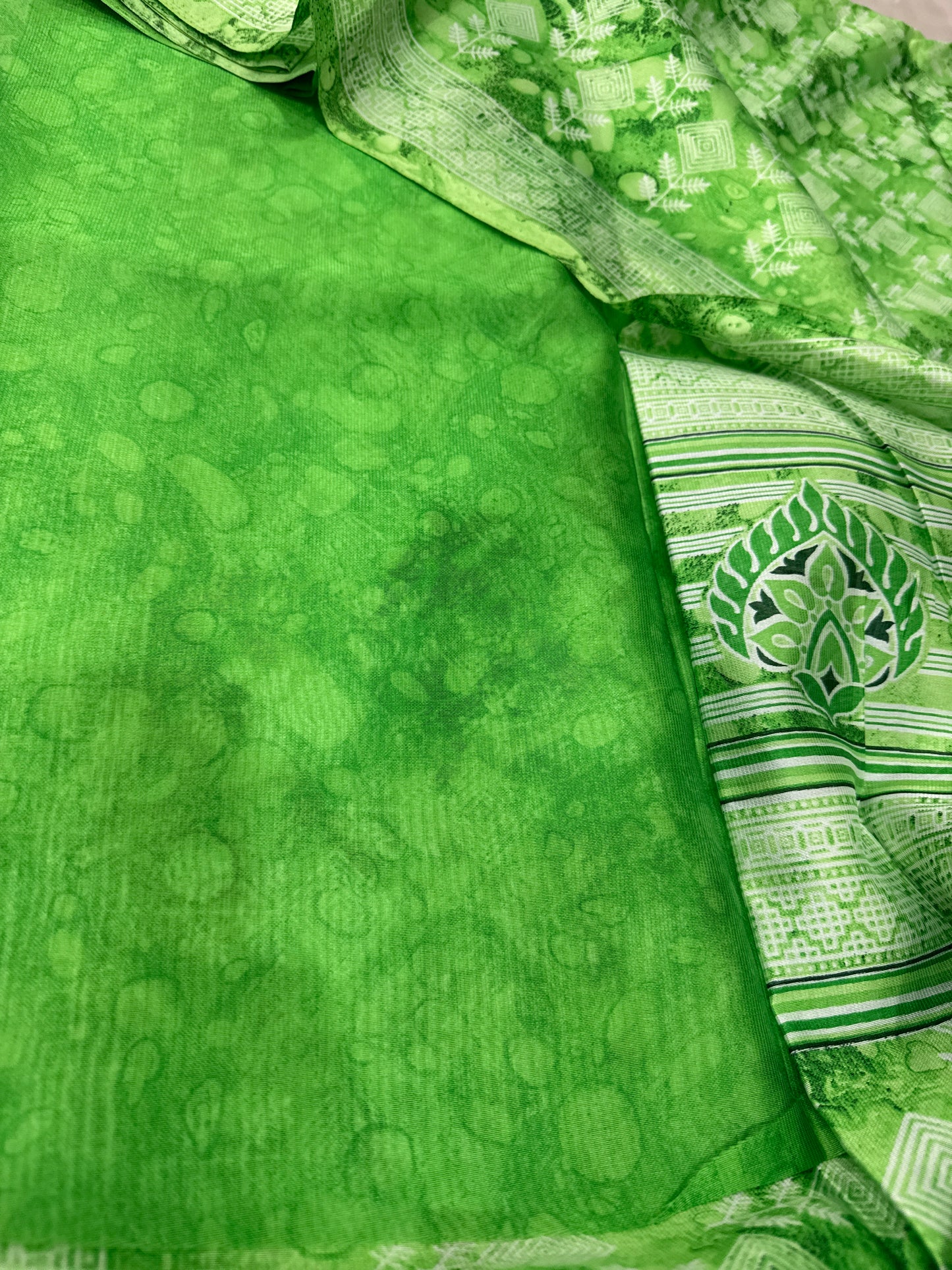Digital Print Silk Saree