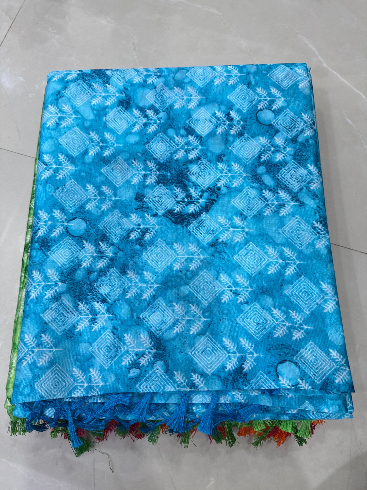 Digital Print Silk Saree