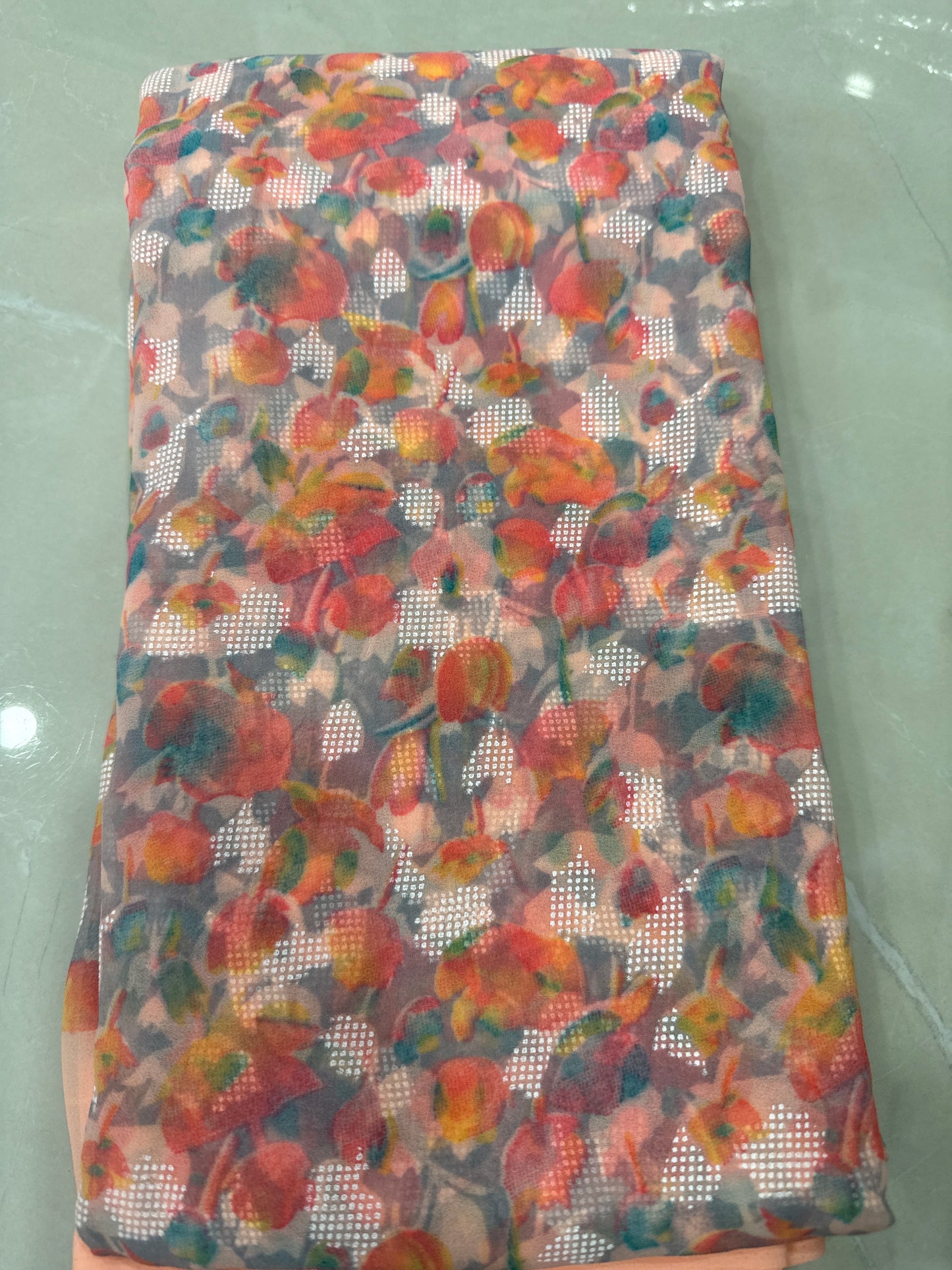 Georgette Silk Saree