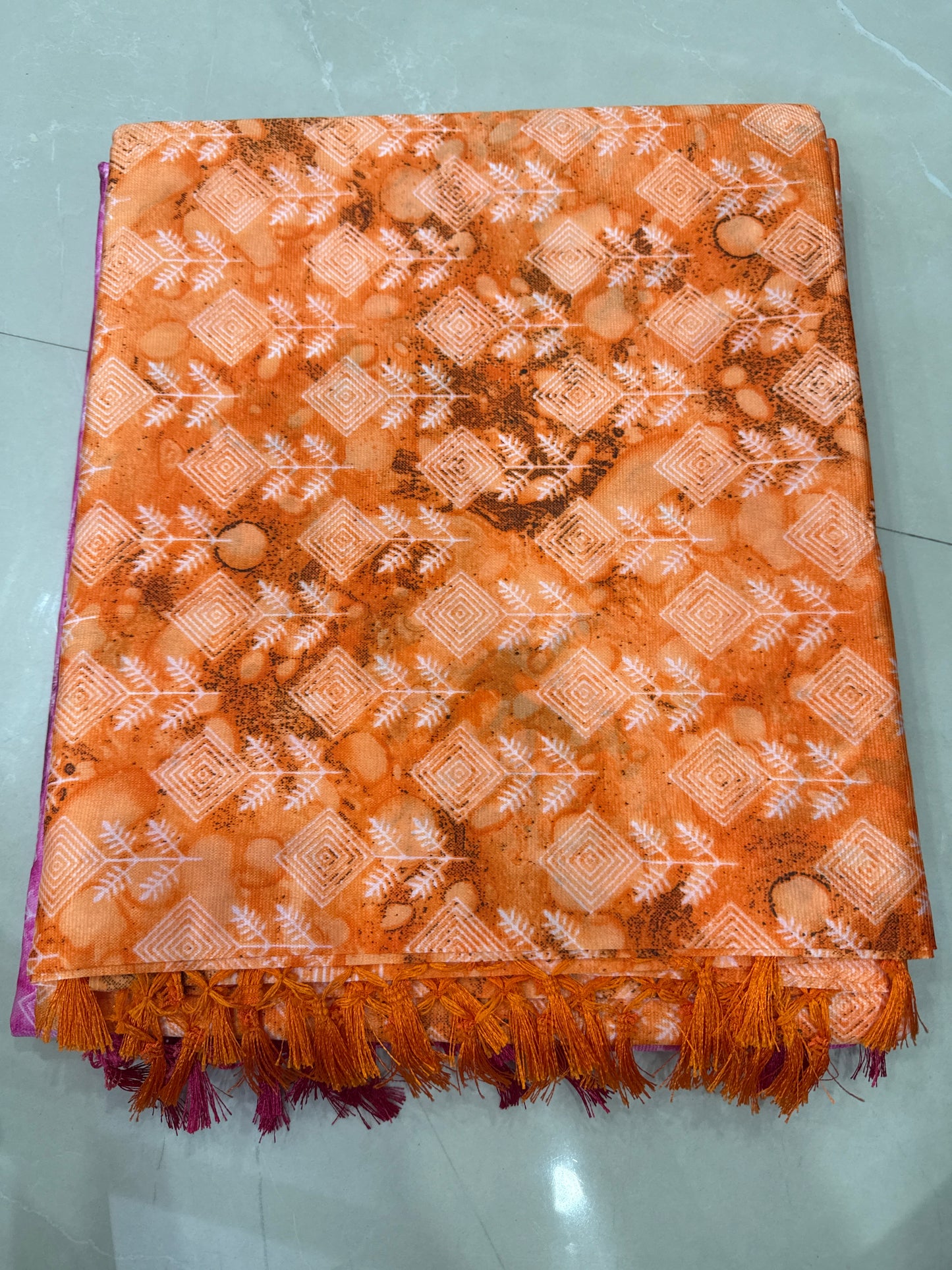 Digital Print Silk Saree