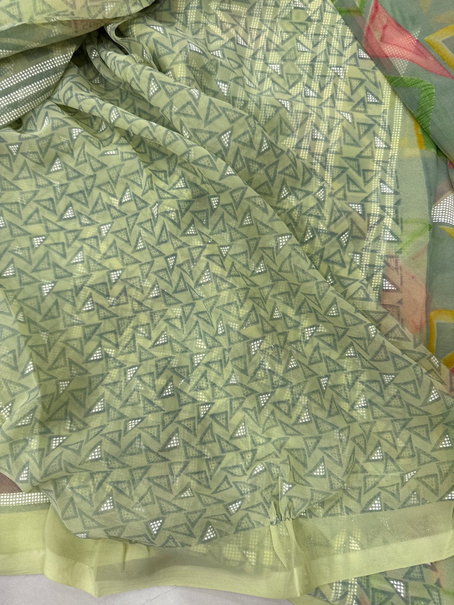 Georgette Silk Saree