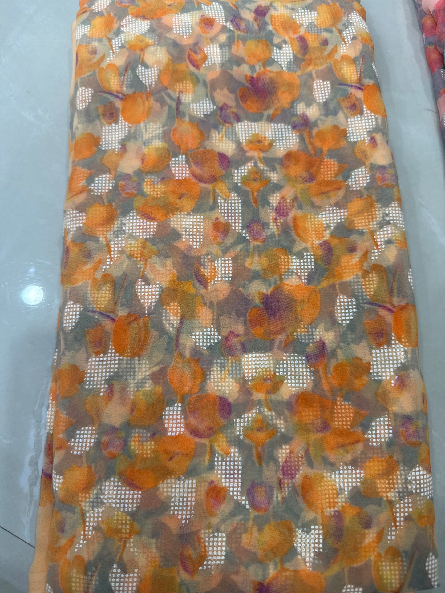 Georgette Silk Saree