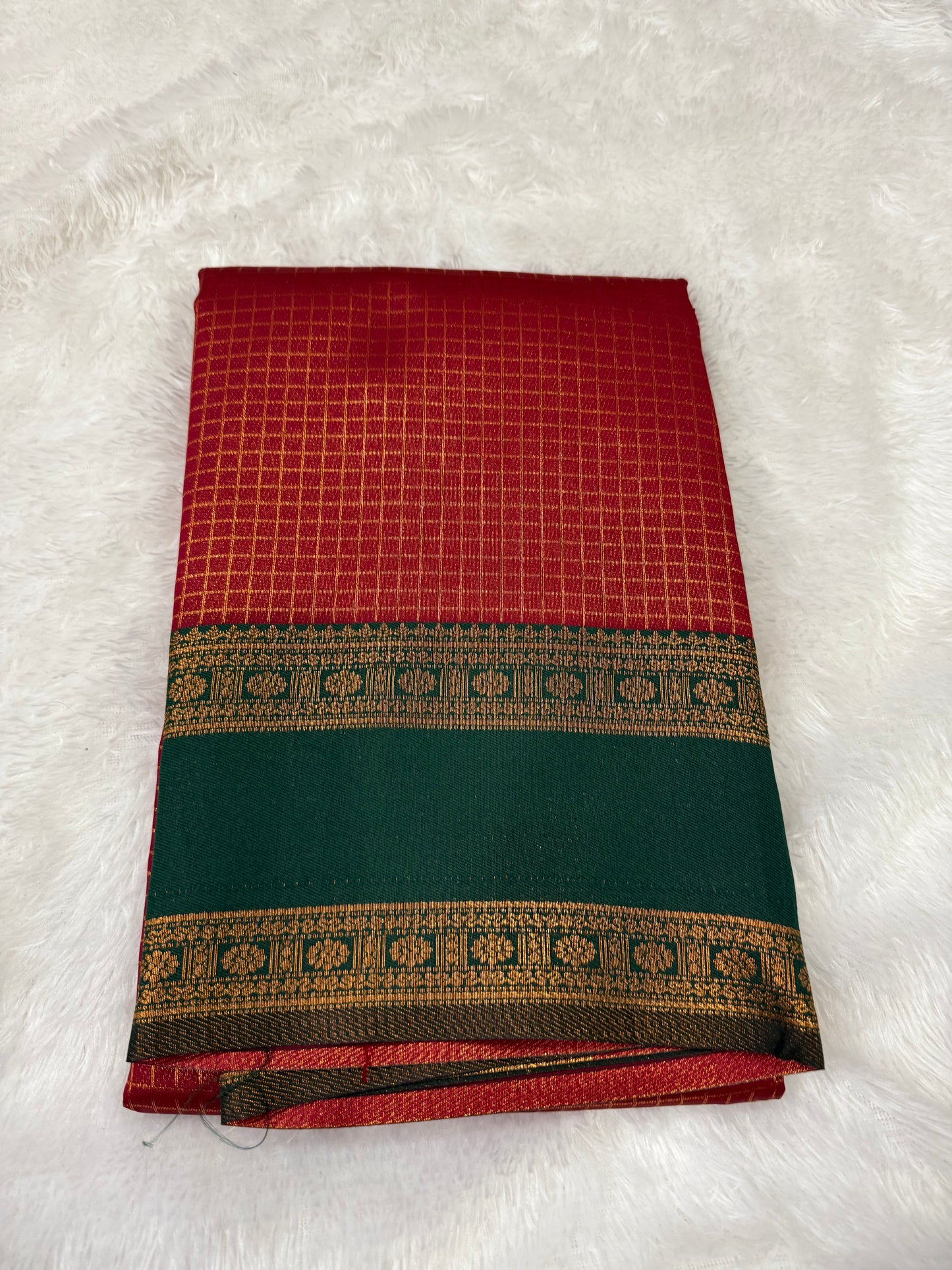 Semi Kanchi Pattu Style Saree – ₹999/-
