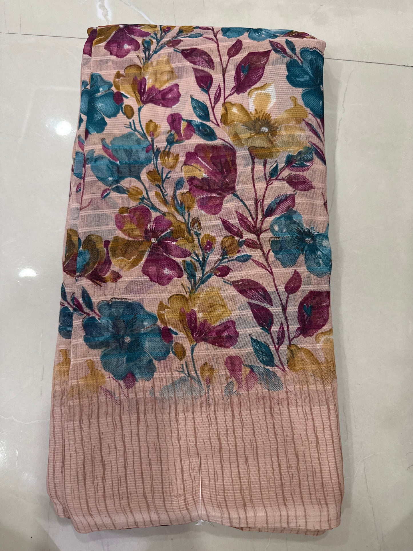 Floral  Georgette saree 299