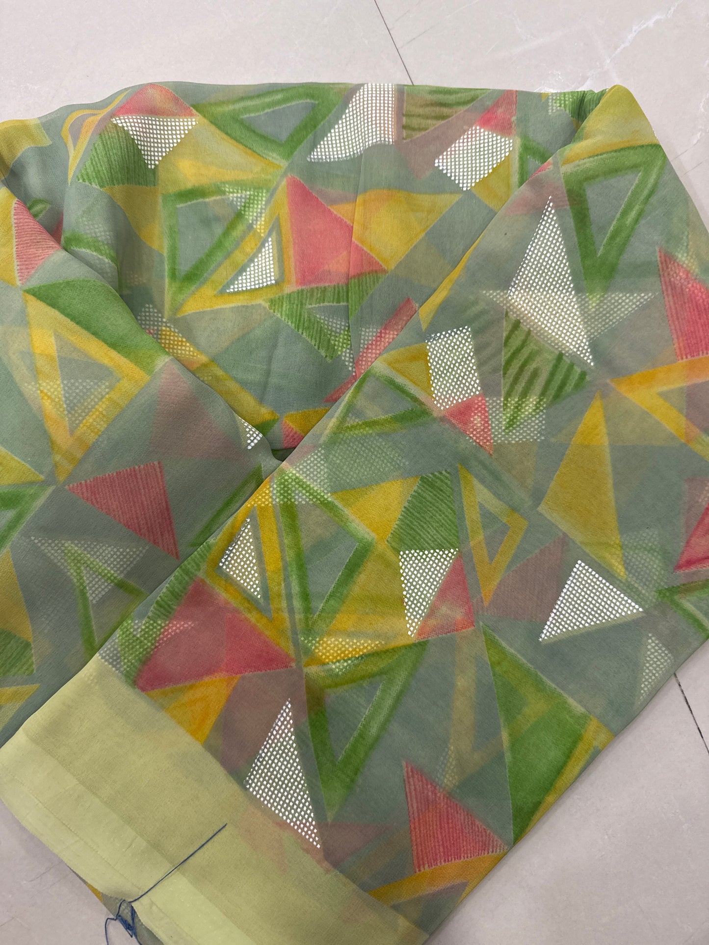 Georgette Silk Saree