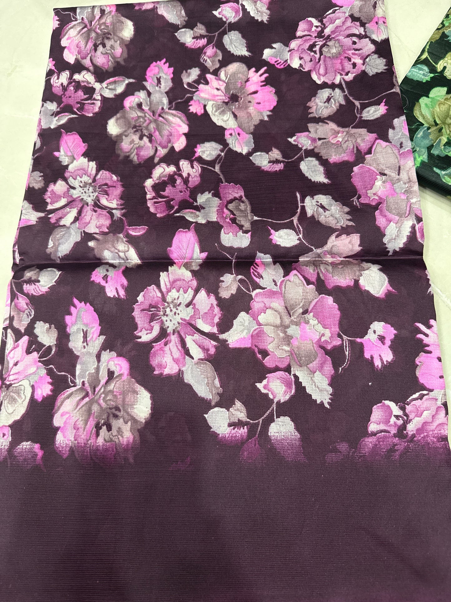 Digital Print Floral saree