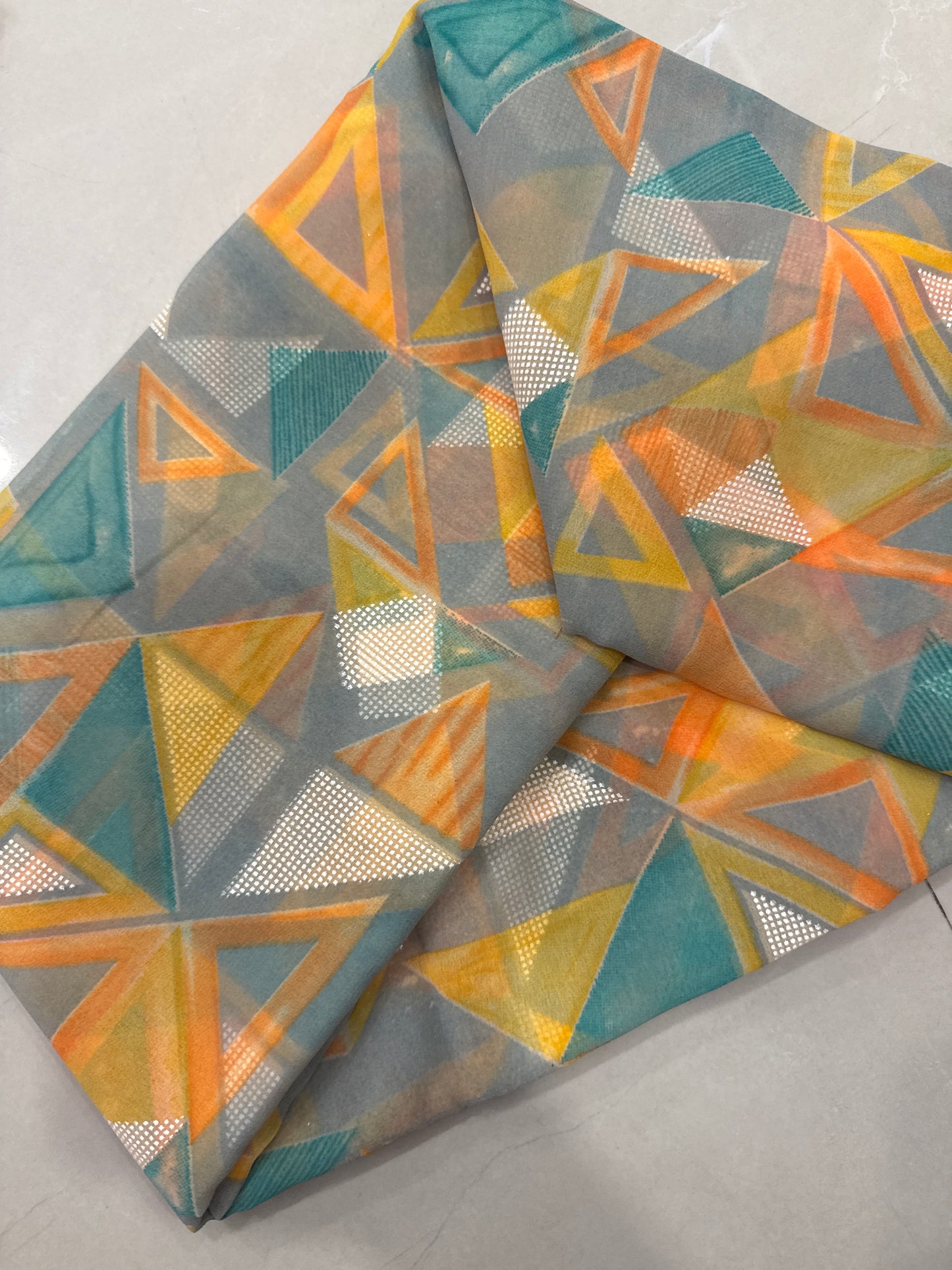 Georgette Silk Saree