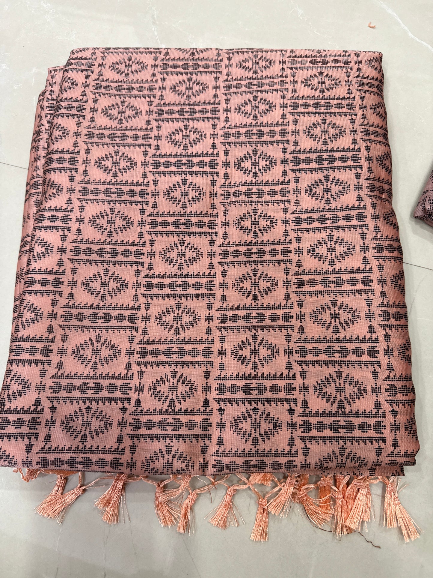 Cotton Blend Digital Print Silk saree