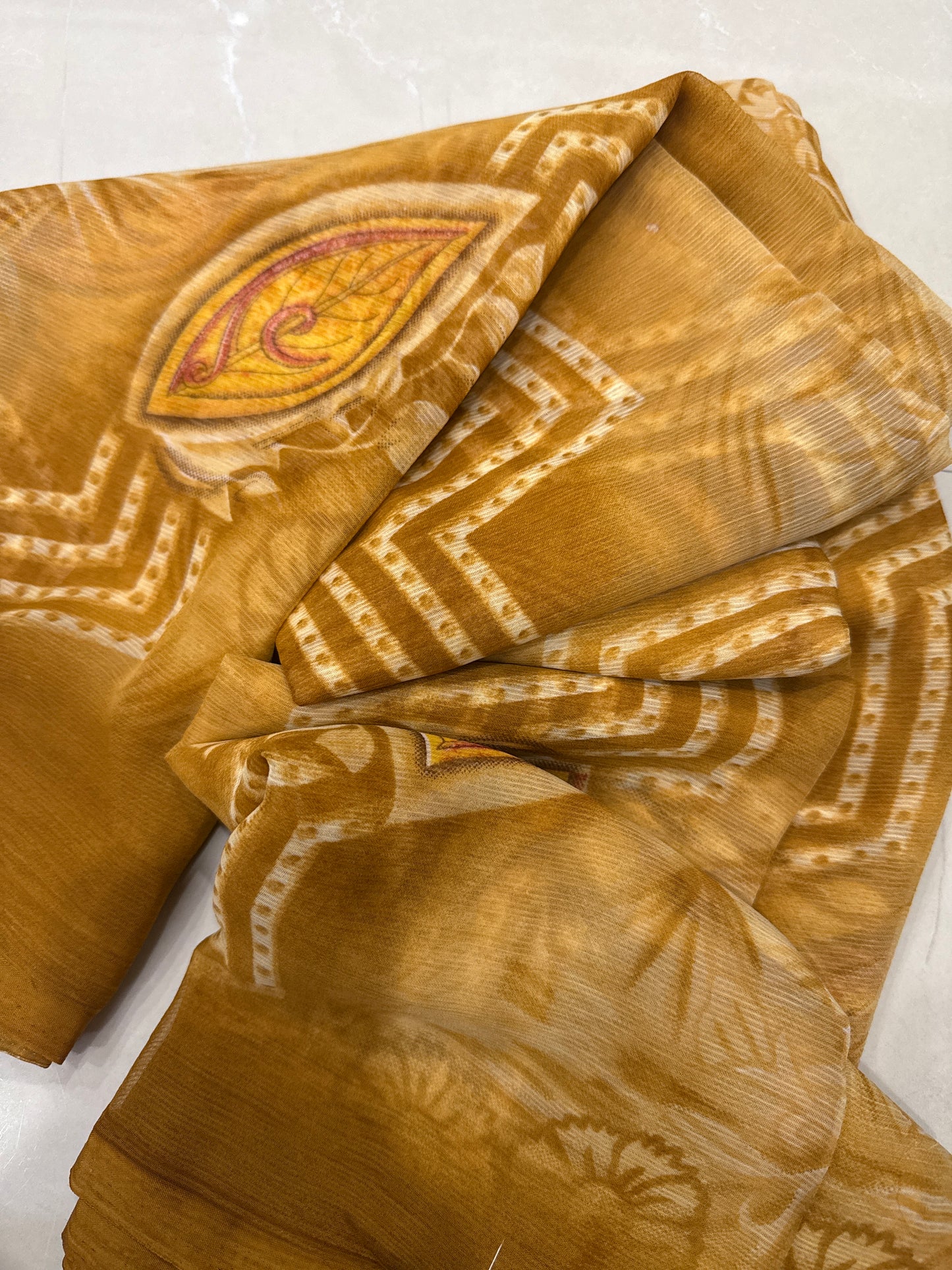 Chiffon Georgette with floral design