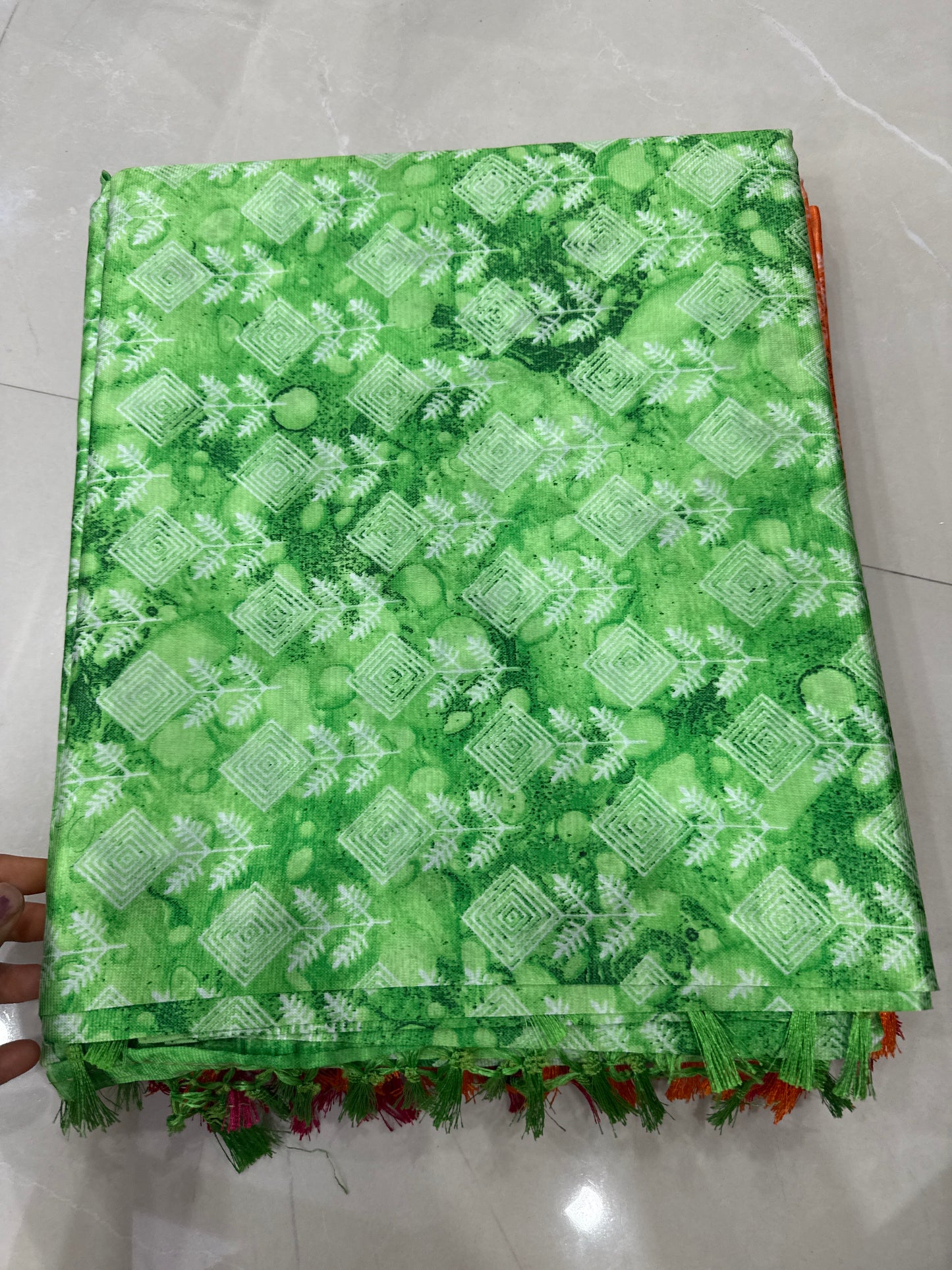 Digital Print Silk Saree