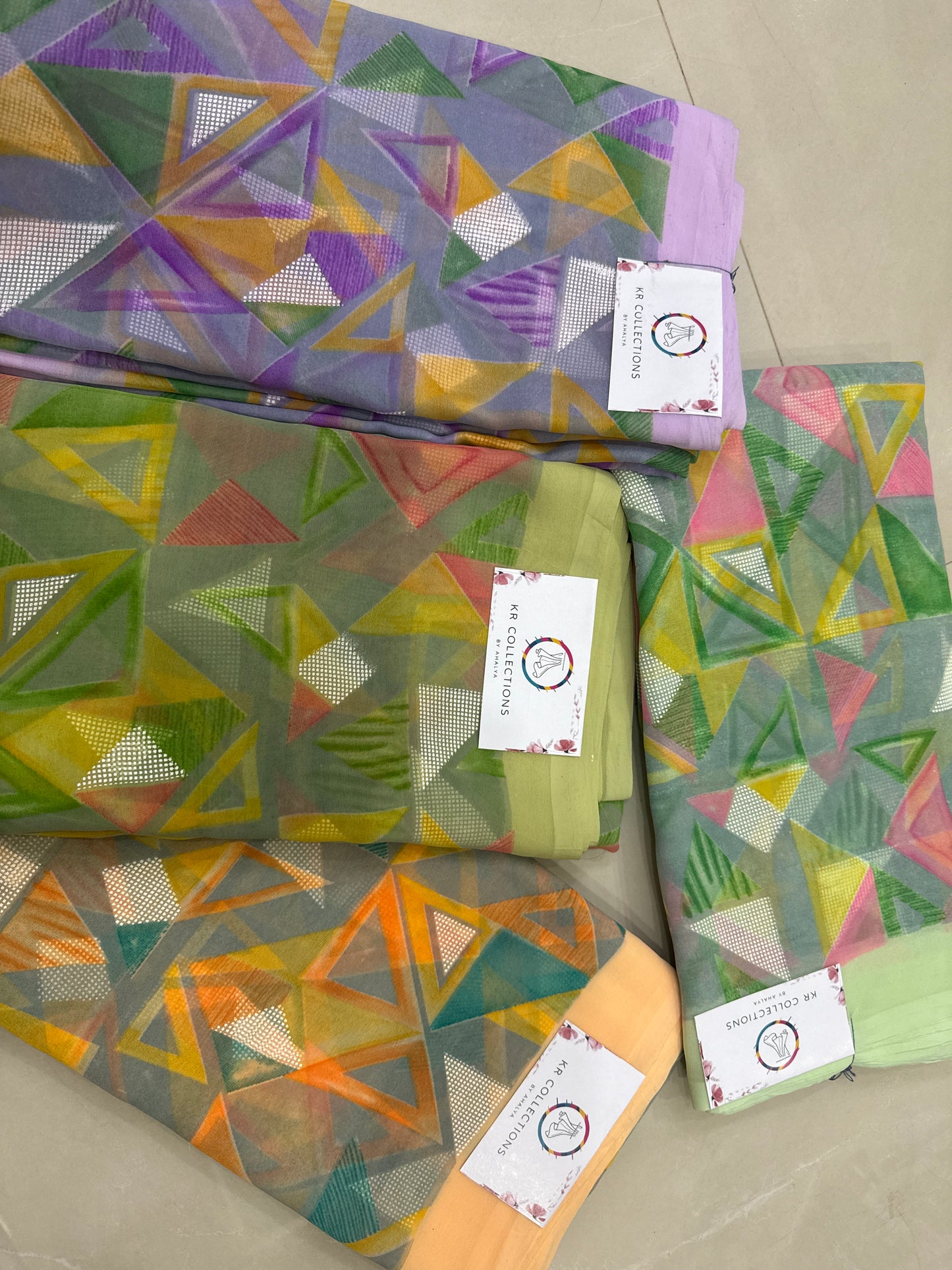 Georgette Silk Saree