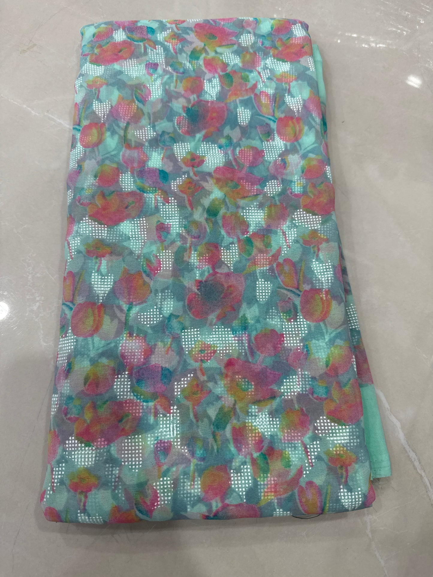 Georgette Silk Saree