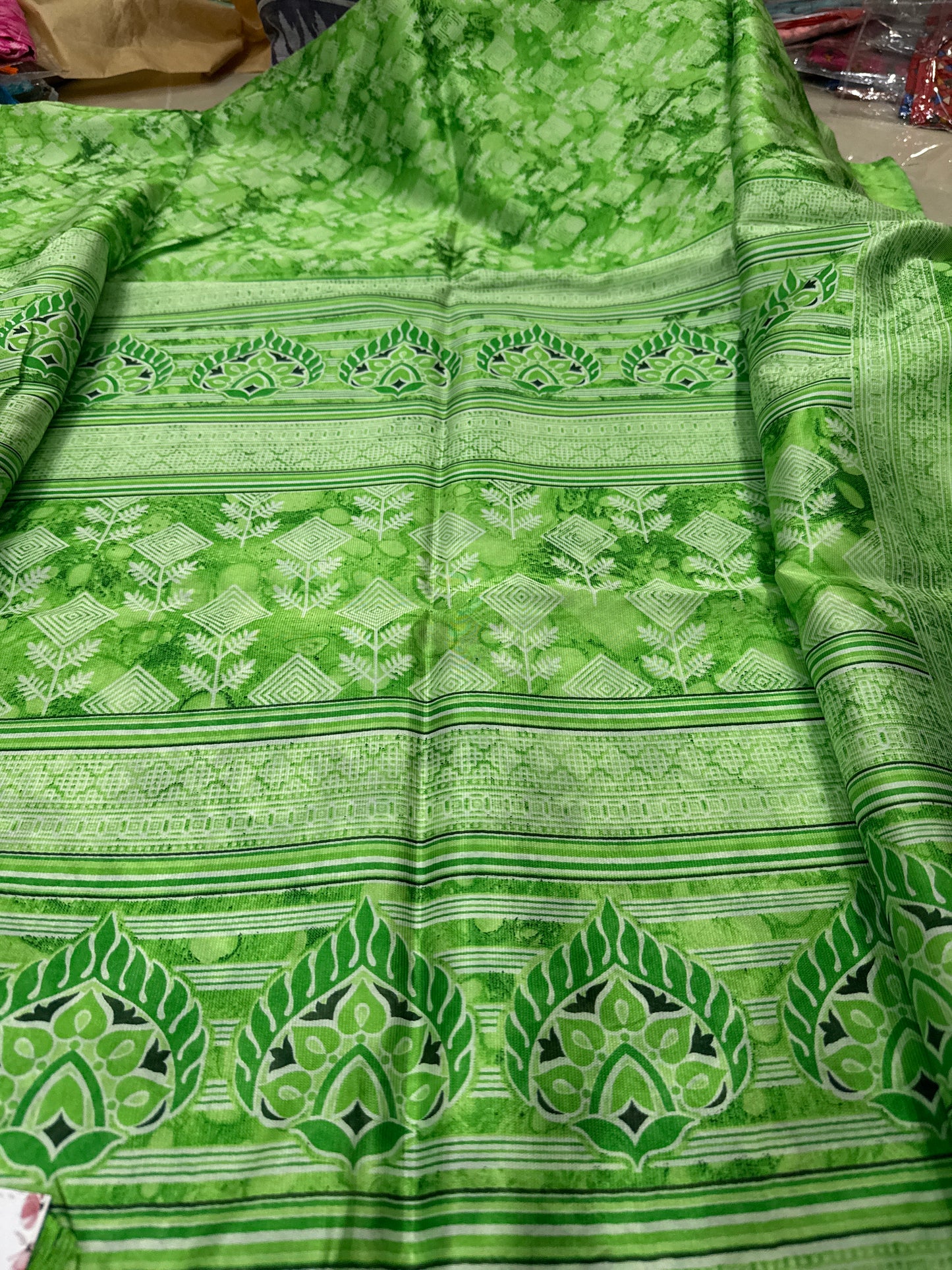 Digital Print Silk Saree