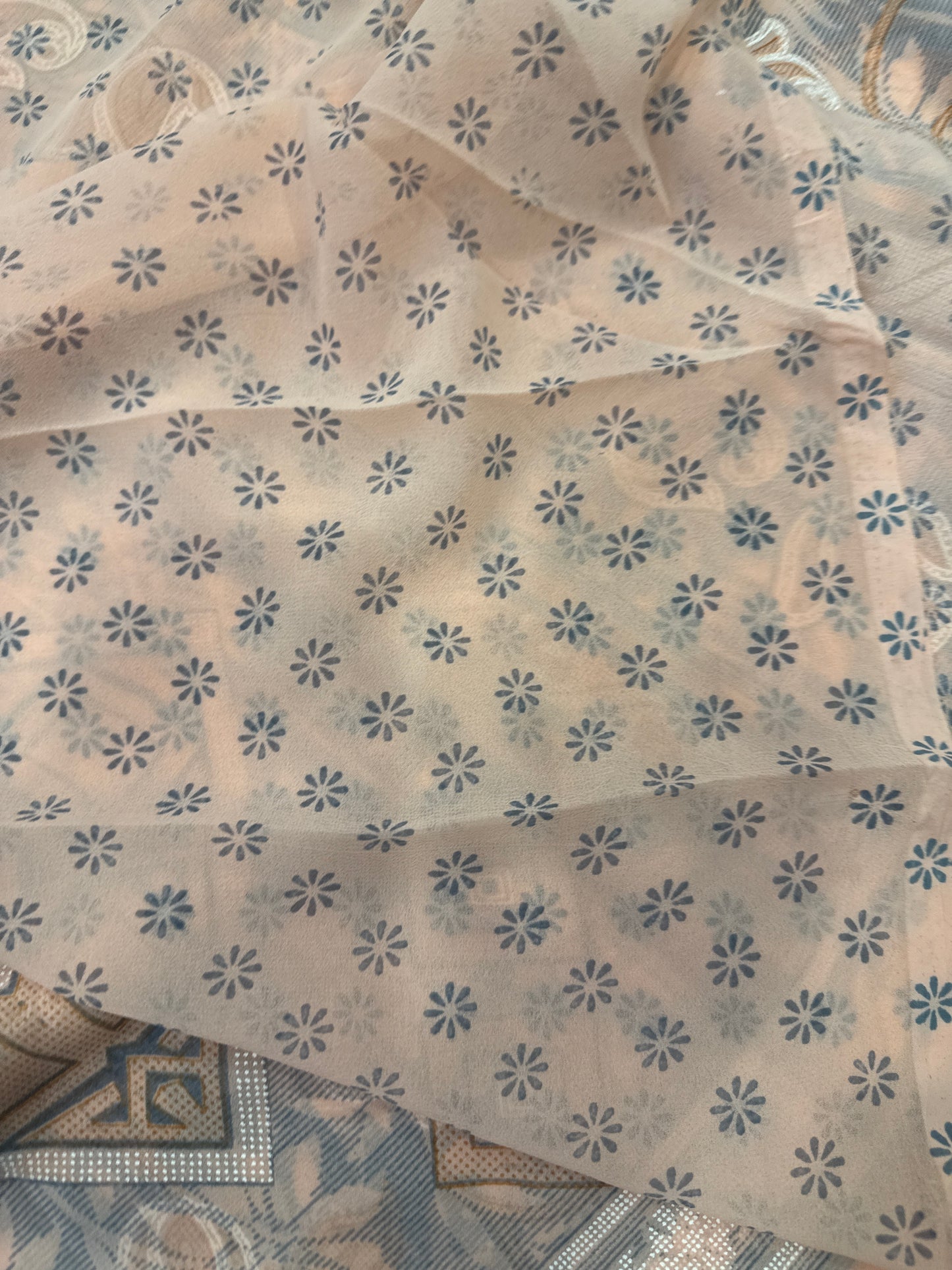 Georgette Silk Saree