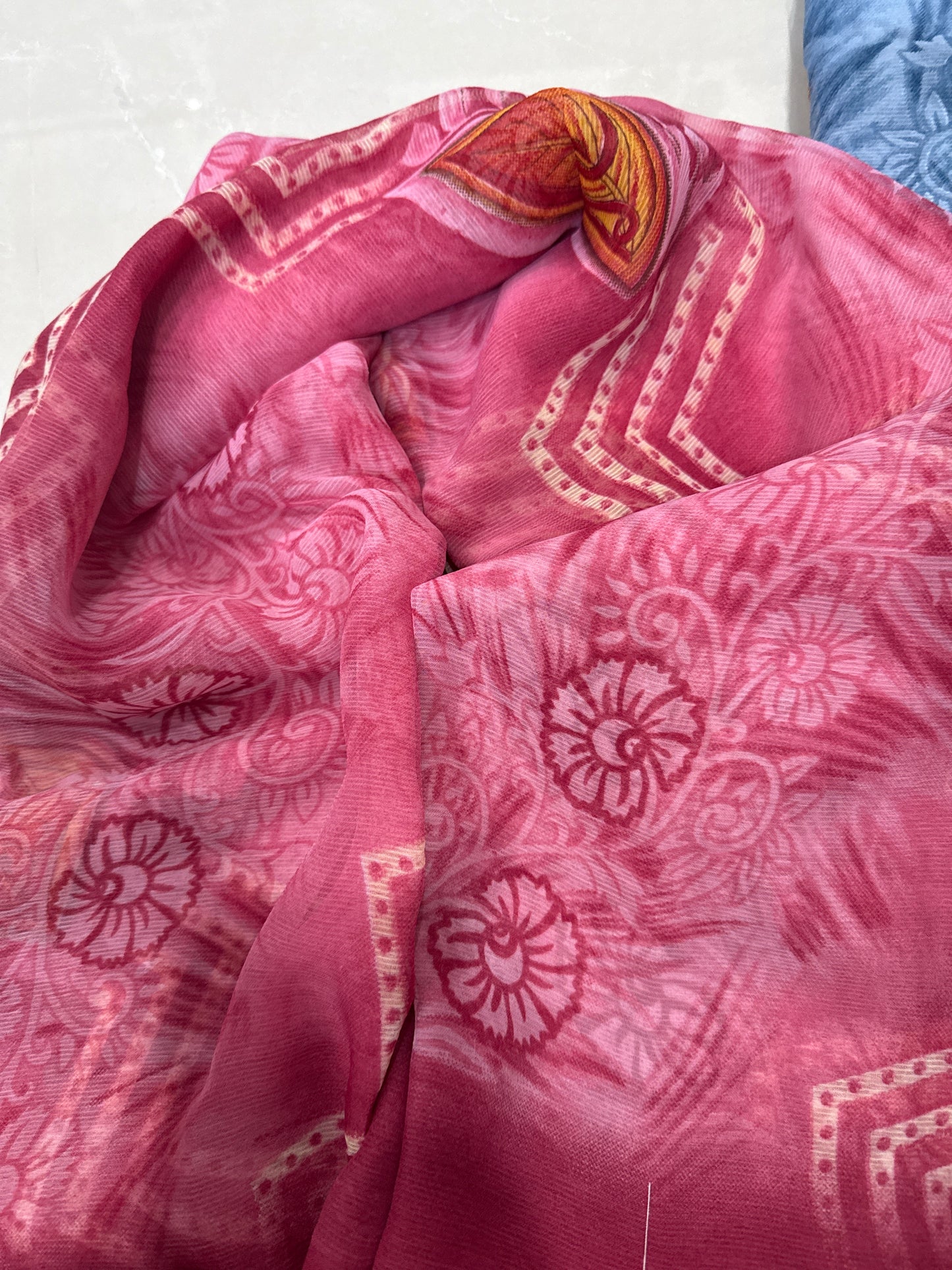 Chiffon Georgette with floral design