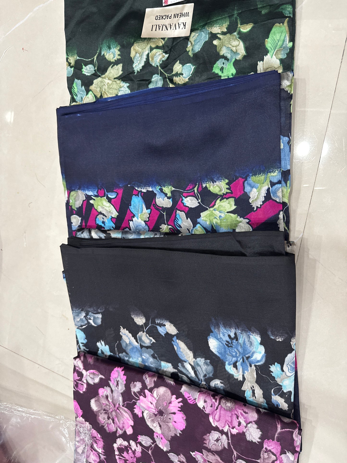 Digital Print Floral saree