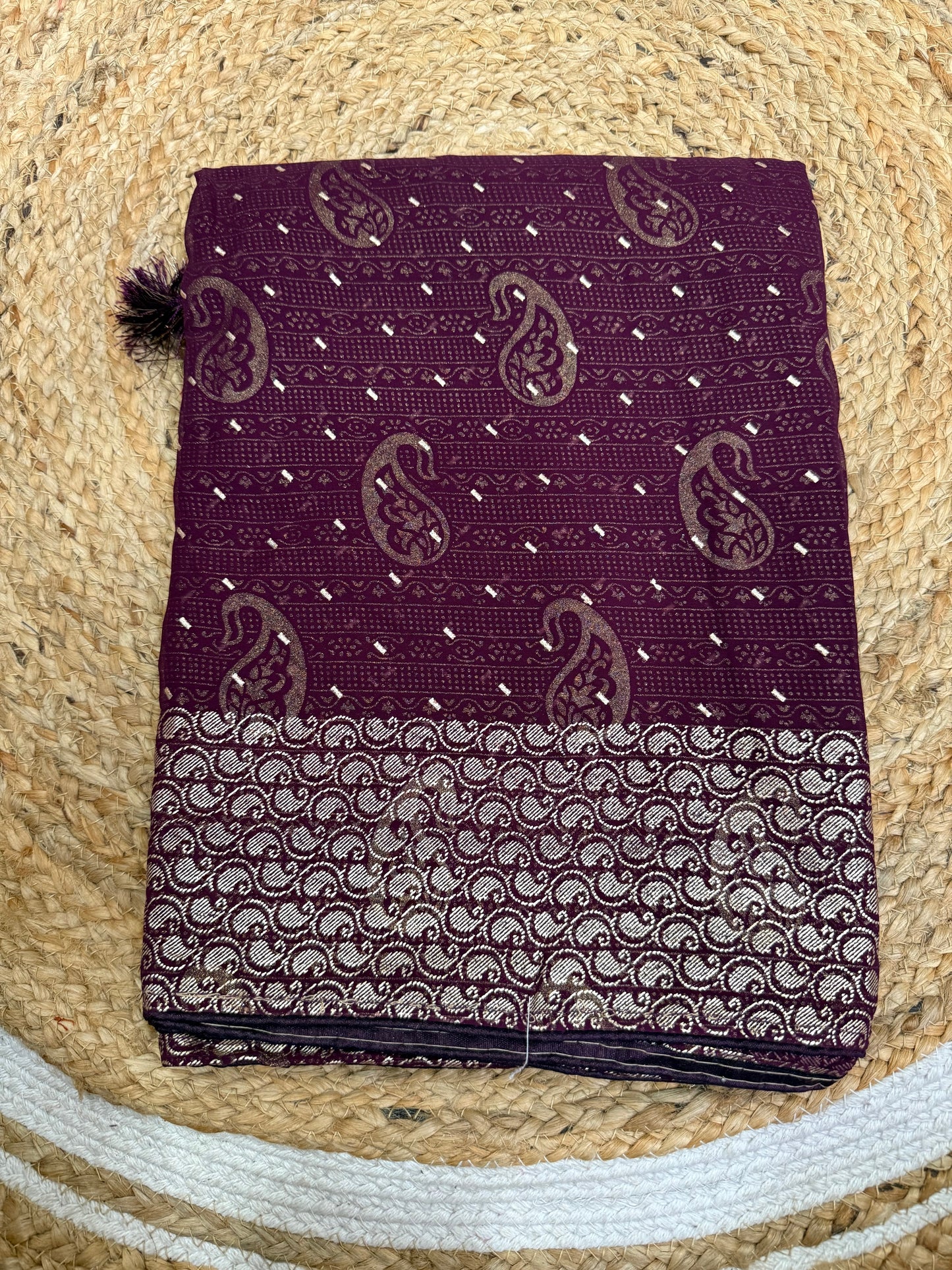 Soft Georgette Saree with Heavy Embroidered Blouse