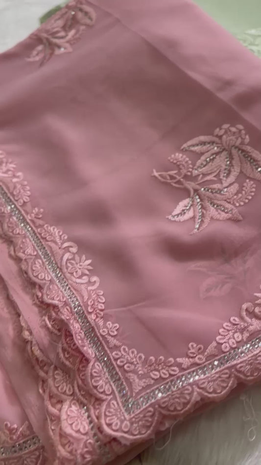 Soft Flowy Georgette Saree